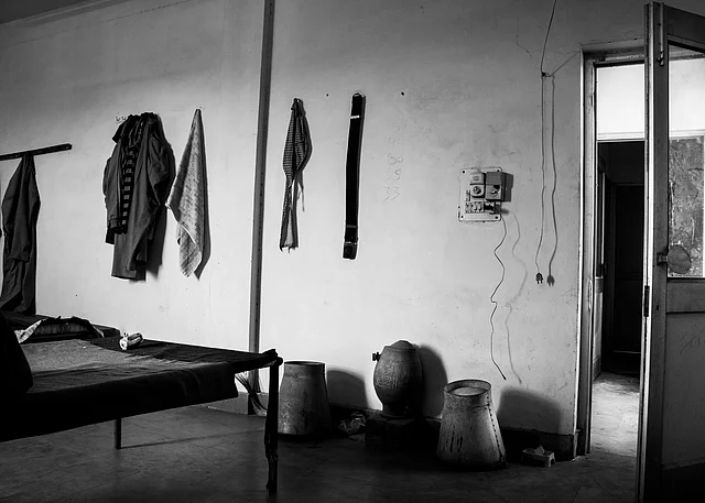 Barracks of firemen on duty, where they spend their whole day. (Photo courtesy: Sameer Khan)