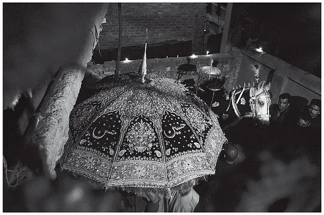 A Muharram procession in Srinagar, 2015.