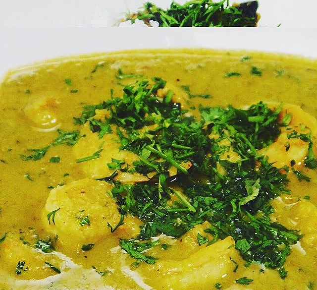 The <i>kolambiche kalwan</i> is a foodie’s delight. (Photo courtesy: <a href="https://www.facebook.com/pg/dinewithvijaykars/photos/?ref=page_internal">Facebook/ DineWithVijaykars</a>)