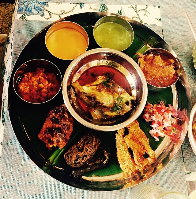 A Pathare Prabhu feast. (Photo courtesy: <a href="https://www.facebook.com/pg/dinewithvijaykars/photos/?ref=page_internal">Facebook/ DineWithVijaykars</a>)