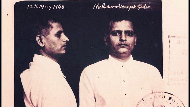Mugshot of Nathuram Godse (Photo Courtesy:<a href="http://whokilledgandhi.com/galleries/photos/"> WhoKilledGandhi)</a>