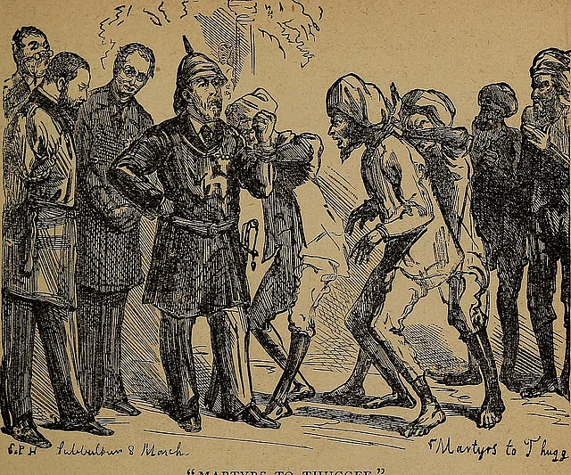 Martyrs to Thuggee. (Photo courtesy: <a href="https://www.flickr.com/photos/internetarchivebookimages/14578016530/in/photolist-od952b-owdRf7-od95HG-oeWtyy-ouqBd4-odd9qA">Flickr.com</a>)