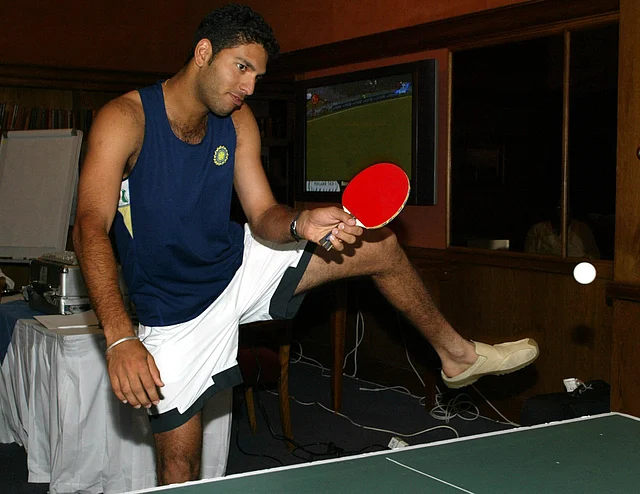 Games of table-tennis at the team hotel were a preferred choice of relaxation for the Indian team. (Photo: Reuters)