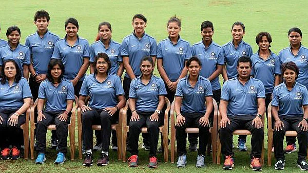 The Indian women’s cricket team pose for a picture ahead of the 2017 World Cup.