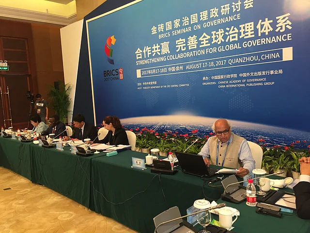 At a recent BRICS seminar, the Chinese participants agreed that Doklam crisis should have a peaceful resolution.