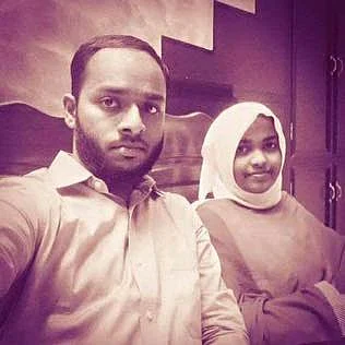Shafin Jahan and Akhila Ashokan.
