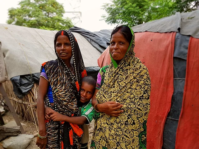 Aarti Devi (left), mother of five, wants to make sure her daughters’ dreams come true.