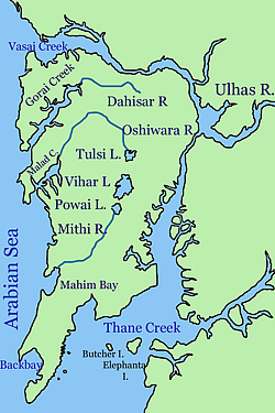 The Mumbai water map.