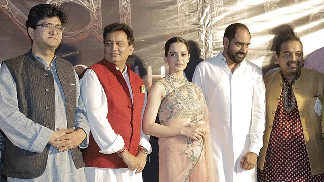 Kangana Ranaut at the launch of <i>Manikarnika.</i>