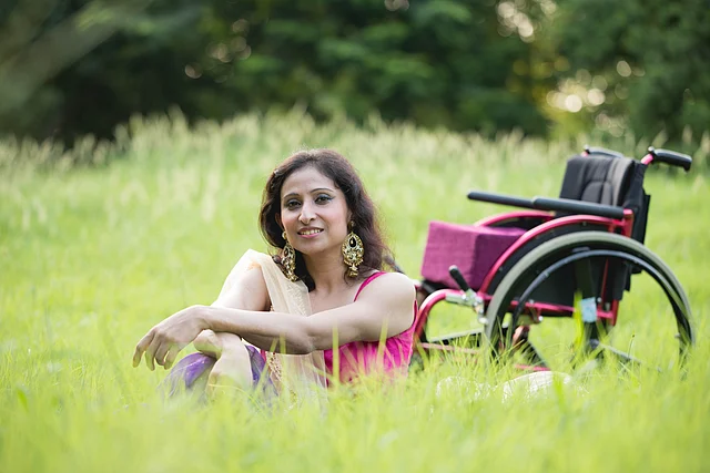 Priya delivering one of her natural poses.
