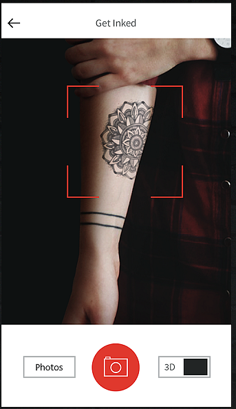 Ink Hunter helps visualise tattoos. 
