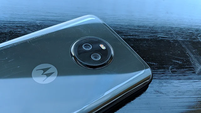 The ring design camera set up at the back looks different alright. 