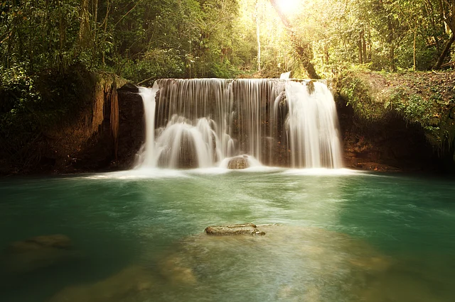 YS Falls in Jamaica. 
