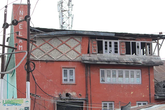 Neelam Cinema has now been converted into a security camp. 