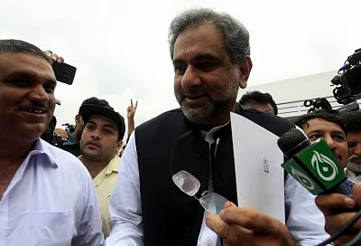 Shahid Khaqan Abbasi. 