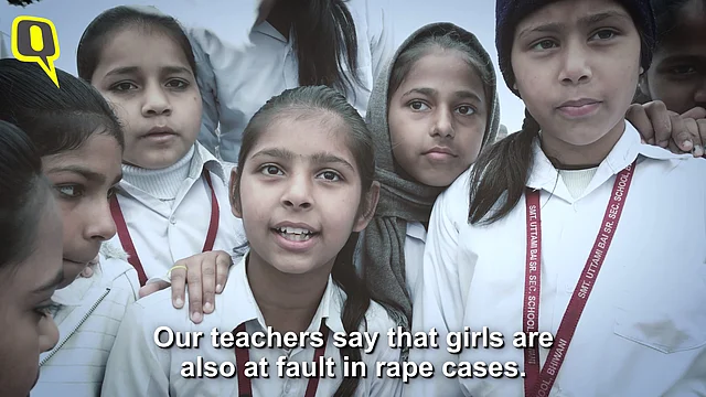 A class in victim blaming.