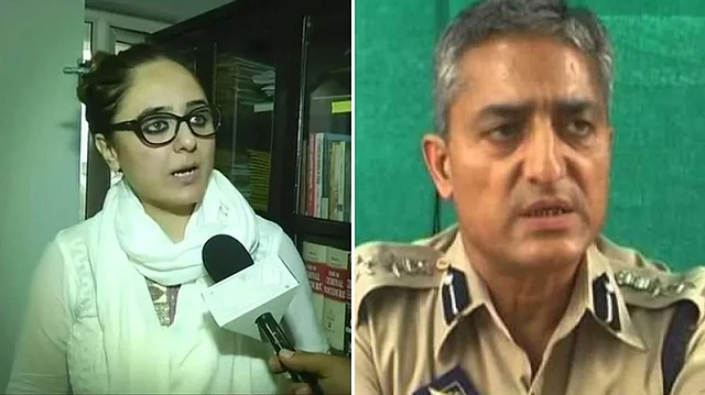 Deepika Singh Rajawat (L) and Ramesh Kumar Jhalla (R).