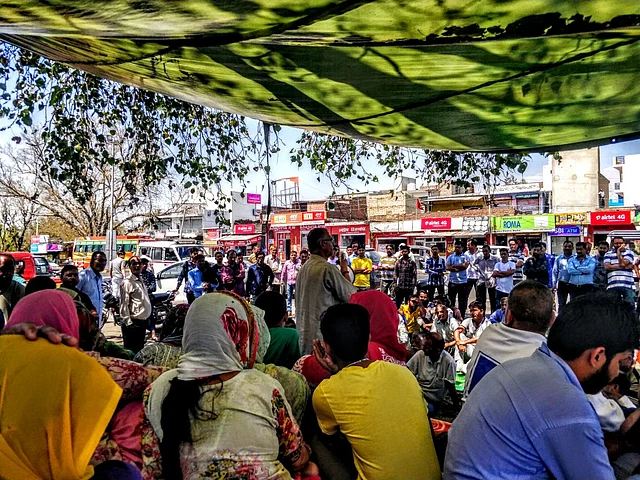 A speech made by representatives of the Hindu Ekta Manch to mobilise support in Kathua.