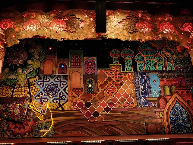The <i>Aladdin</i> set. 