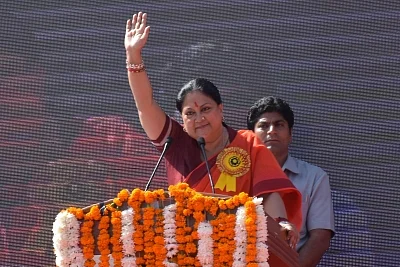 Rajasthan Chief Minister Vasundhara Raje.