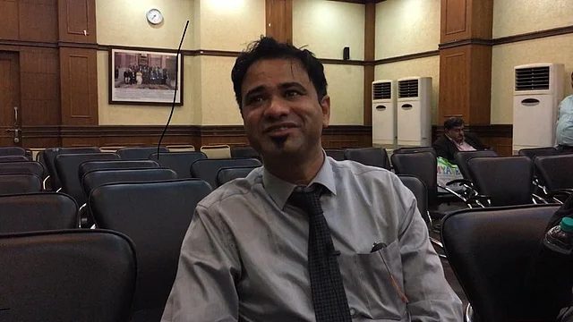 File photo of Uttar Pradesh-based doctor Kafeel Khan, who was booked in connection with the deaths of infants at a state-run hospital in Gorakhpur last year.