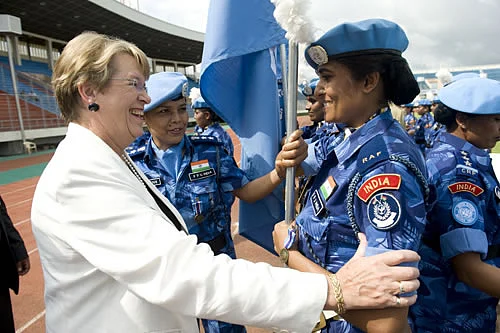 India’s Female Formed Police Unit in Liberia has especially been lauded and awarded.