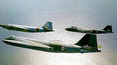 Canberra Bomber aircrafts of the IAF.