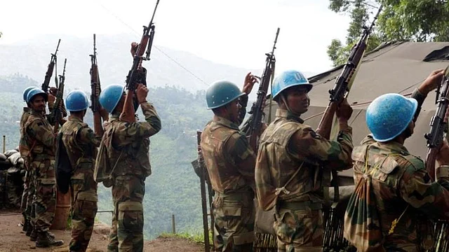 Indian troops deployed in Congo