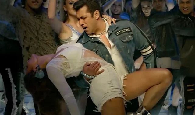 A still from the new ‘Race 3’ song. 