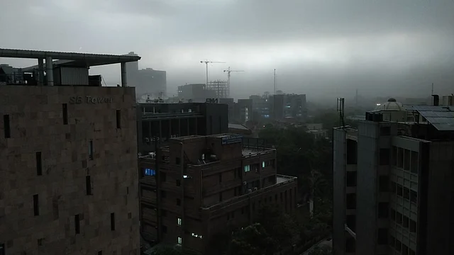 Noida Sector 16, Film City after the storm.