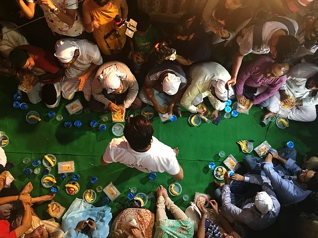 The Iftar party in full swing!