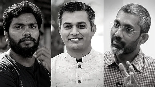 (From left) Kaala’s Pa. Ranjith, Masaan’s Neeraj Ghaywan and Sairat’s Nagraj Manjule.