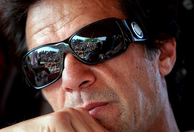 Pakistani cricket legend and now politician Imran Khan.