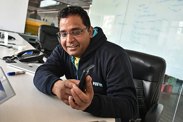 File photo of Vijay Shekhar Sharma at the Paytm headquarters. 