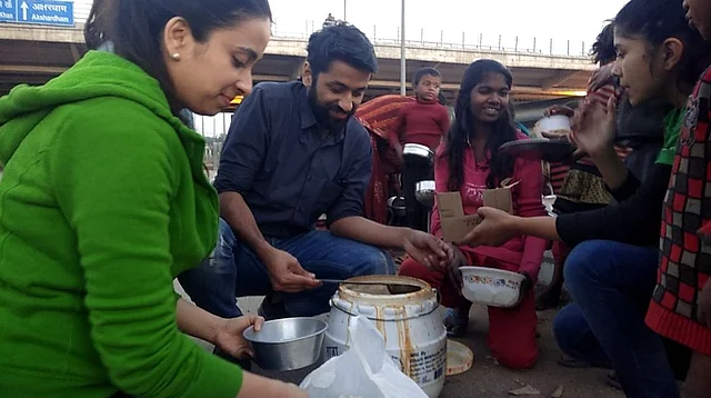 Robinhood Army volunteers at a drive.