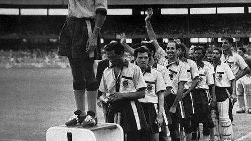 The Indian hockey team that won the country its first Olympic gold in 1948.