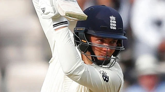 England’s Sam Curran plays a shot off the bowling of India’s Ishant Sharma during this summer’s Test series between the two teams.