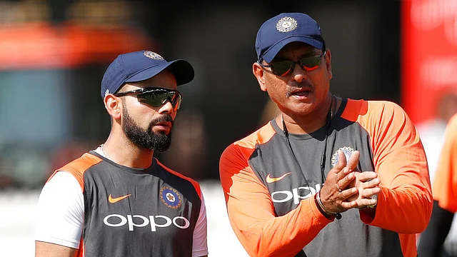 File photo of Virat Kohli and Ravi Shastri.