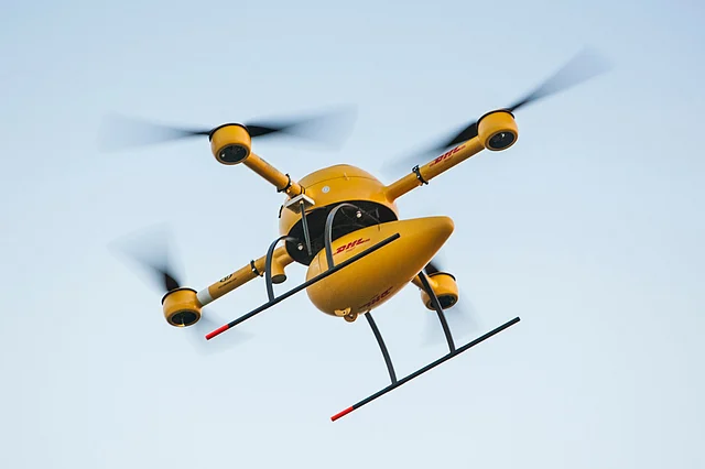 A DHL micro drone.