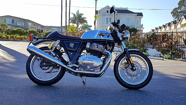 The Continental GT has cafe-racer inspired styling.