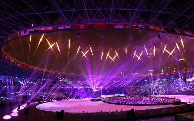 A still from the closing ceremony.