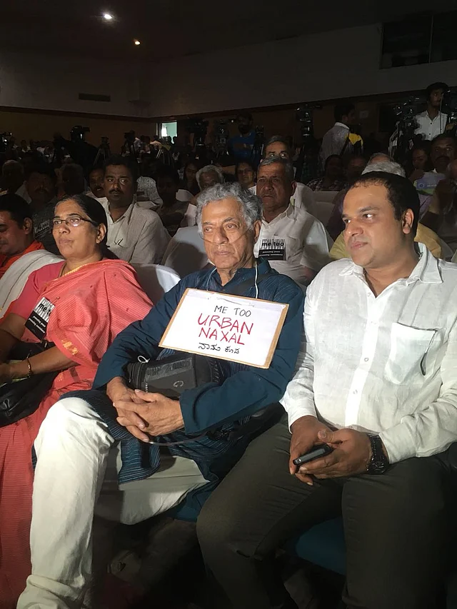 Girish Karnad at the event in Bengaluru.