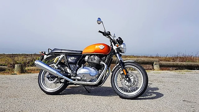The Interceptor has classic cruiser styling.