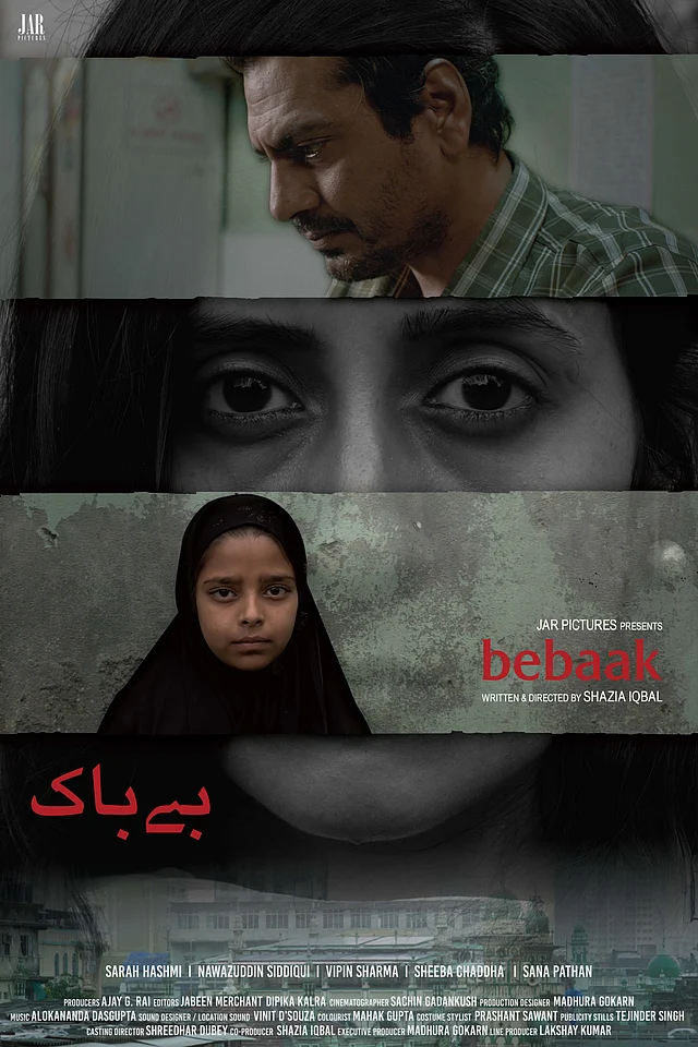 A poster of <i>Bebaak </i>without Anurag Kashyap’s mention.