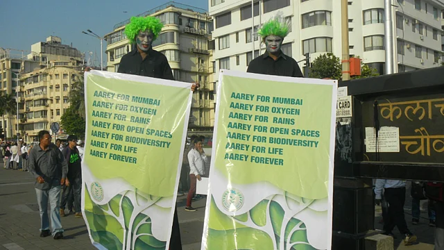 Representative image of the Aarey Land row. 