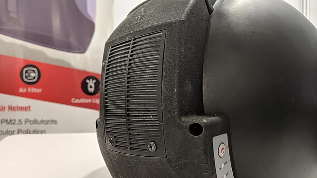 Battery operated air purifier does the work. 