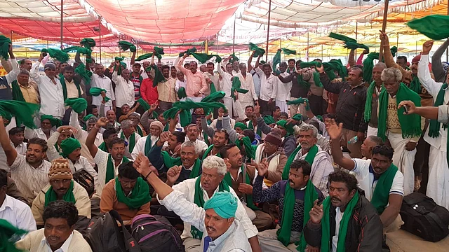 Visuals from Ramlila Maidan on Friday morning.
