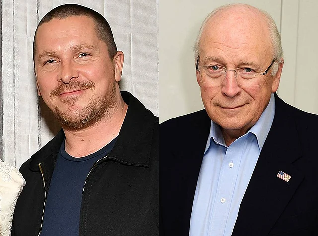 Christian Bale as Dick Cheney.