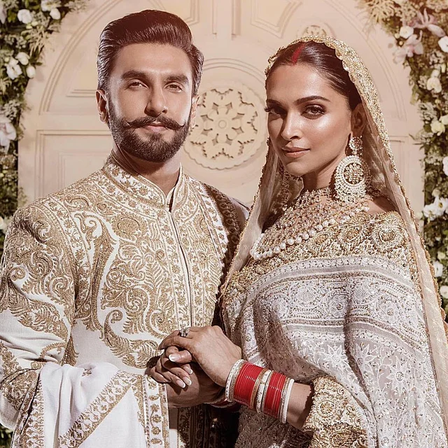 The couple made a stunning entrance.