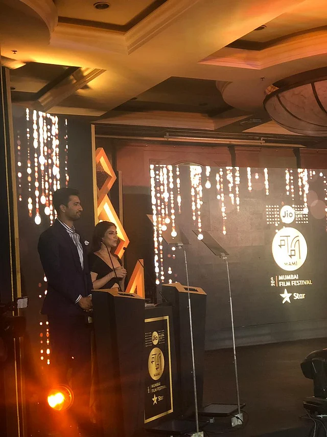 Bhumi Pednekar and Vicky Kaushal hosting the closing ceremony
